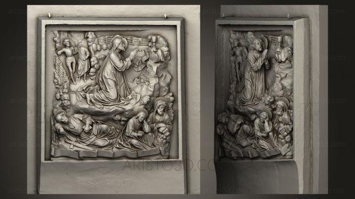 High reliefs and bas-reliefs, historical and religious (GRLFH_0019) 3D model for CNC machine